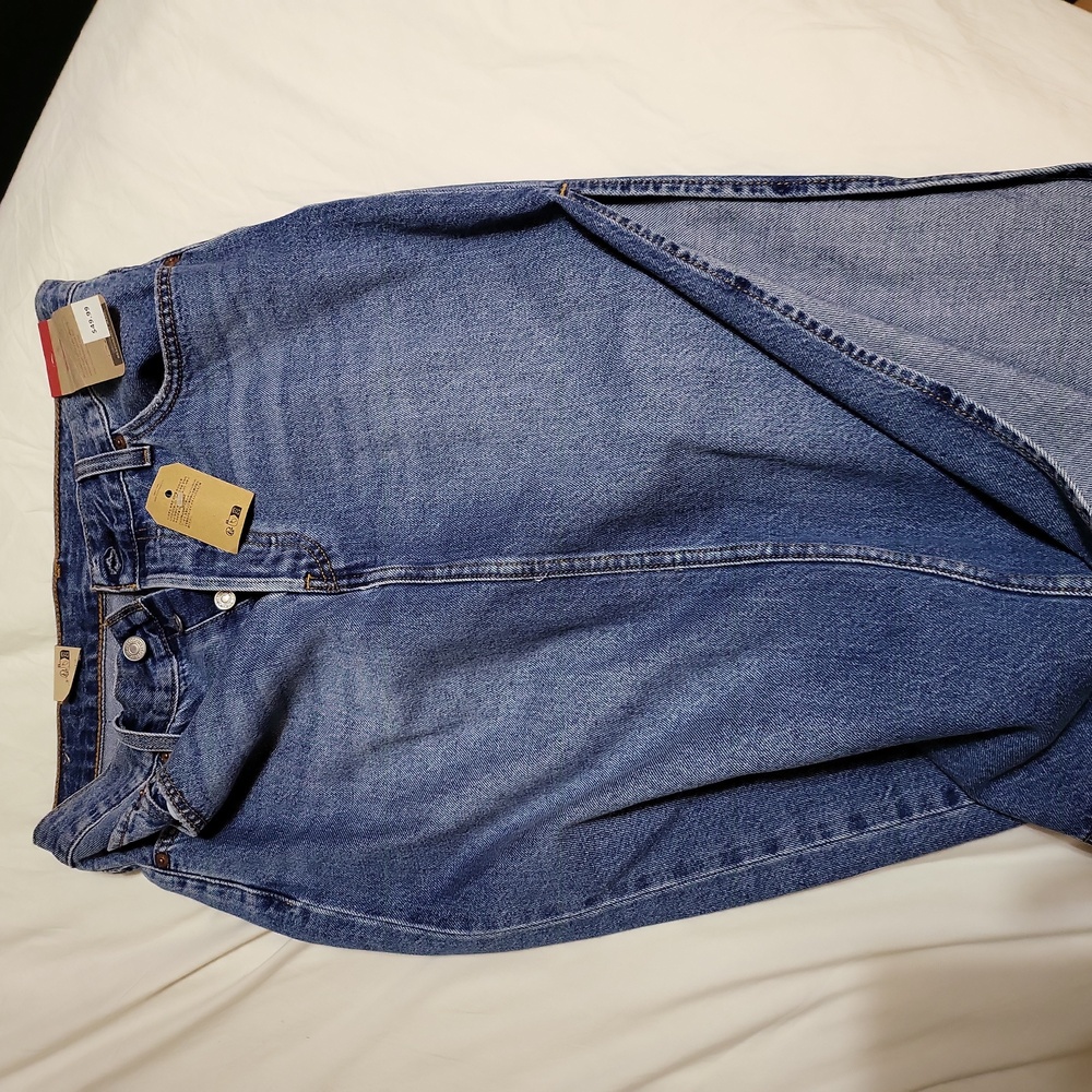 Levis side slit midi skirt denim 29